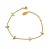 Delicate Gold Plated Tennis Bracelet