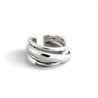 sterling silver classic adjustable ring