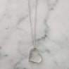 long heart necklace