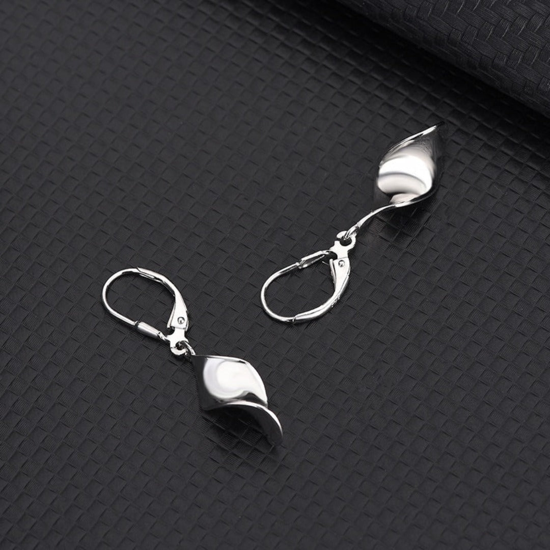 sterling silver classic drop earrings