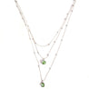 necklacase with green pendant