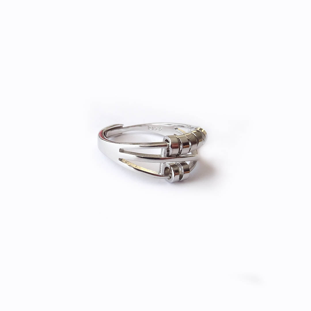 sterling silver anxiety ring