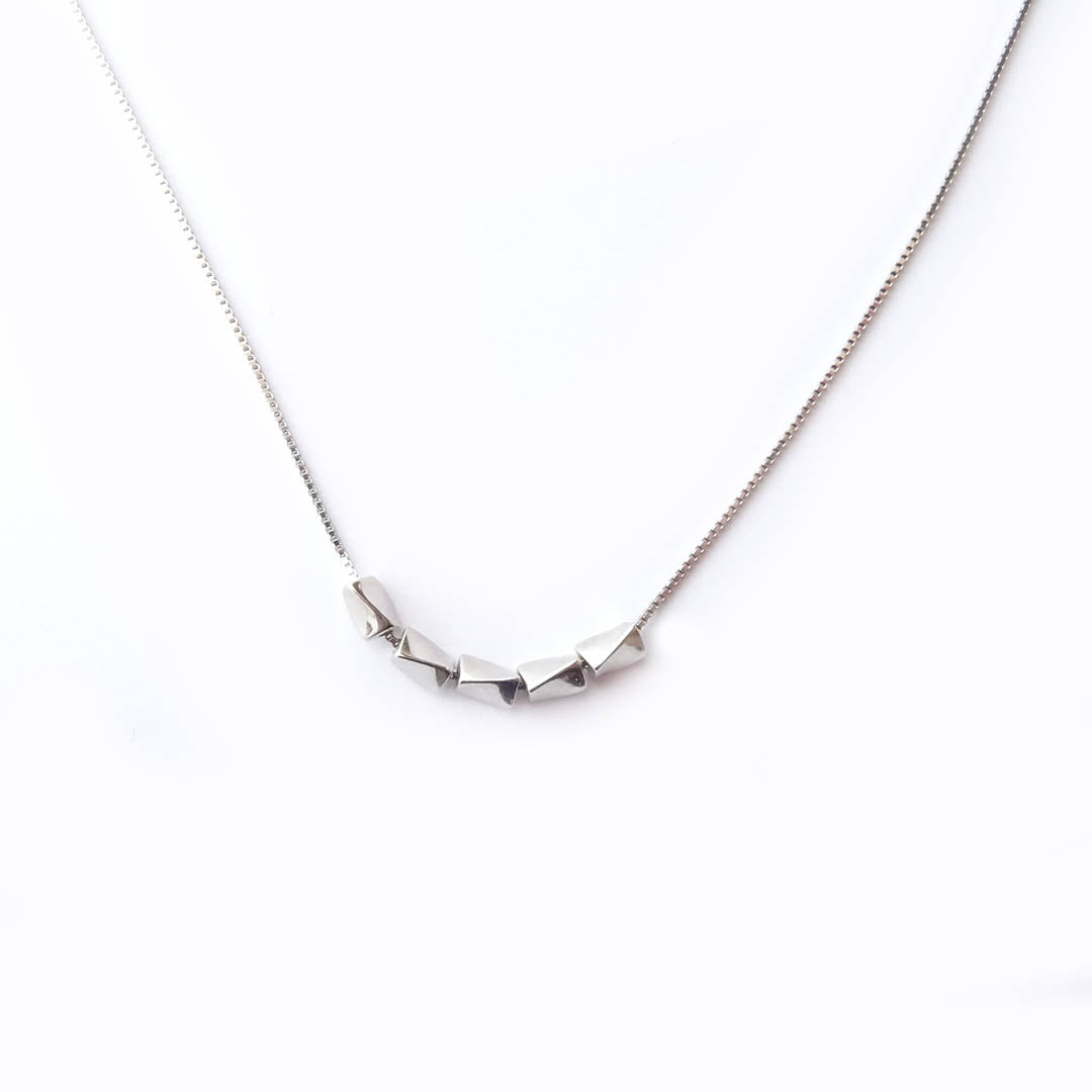 sterling silver fidget pendant necklace
