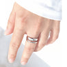 Sterling Silver Double Layered Ring