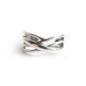sterling silver classic layered ring