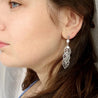 Sterling Silver 'Leaf' Earrings