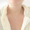 sterling silver water drop necklace