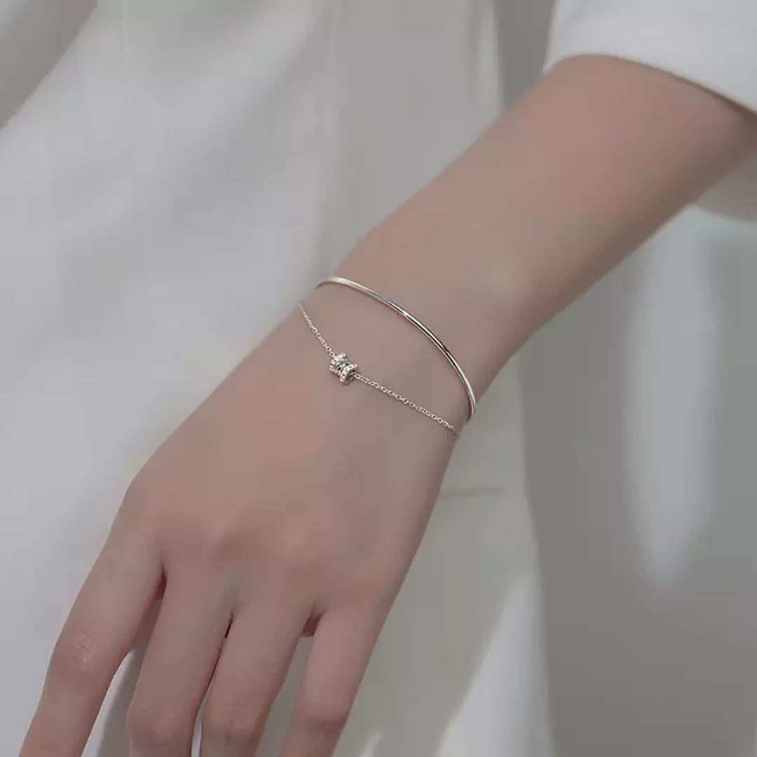 sterling silver anxiety bracelet